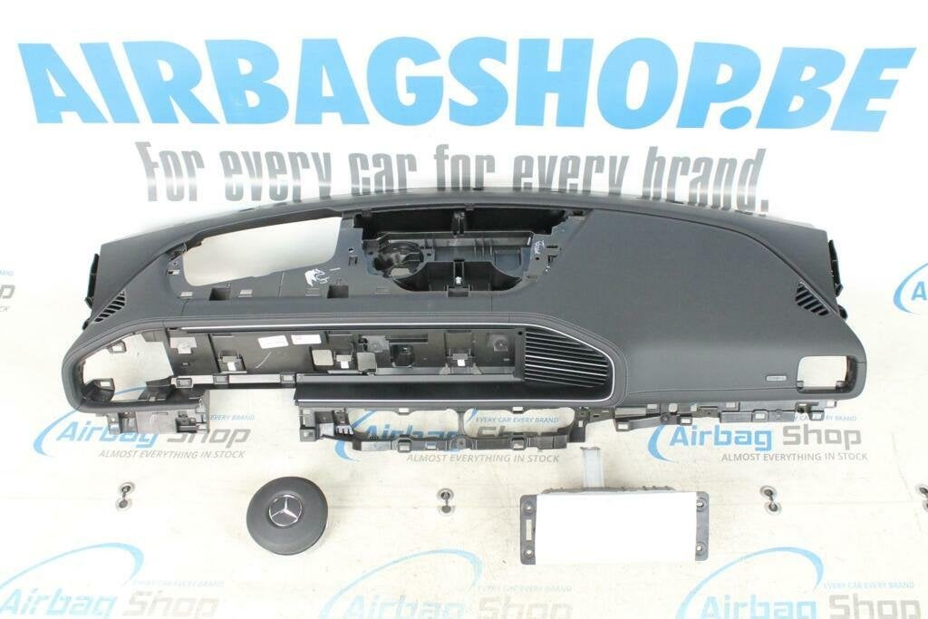Airbag kit Tableau bord HUD couture grise Mercedes GLE W167, Enlèvement ou Envoi, Utilisé