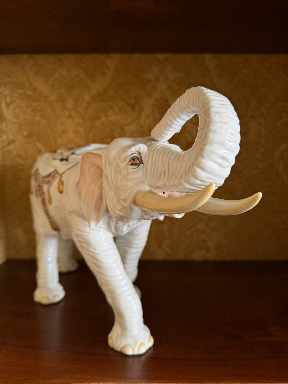 Vintage porseleinen Indische olifant, Enlèvement, Comme neuf