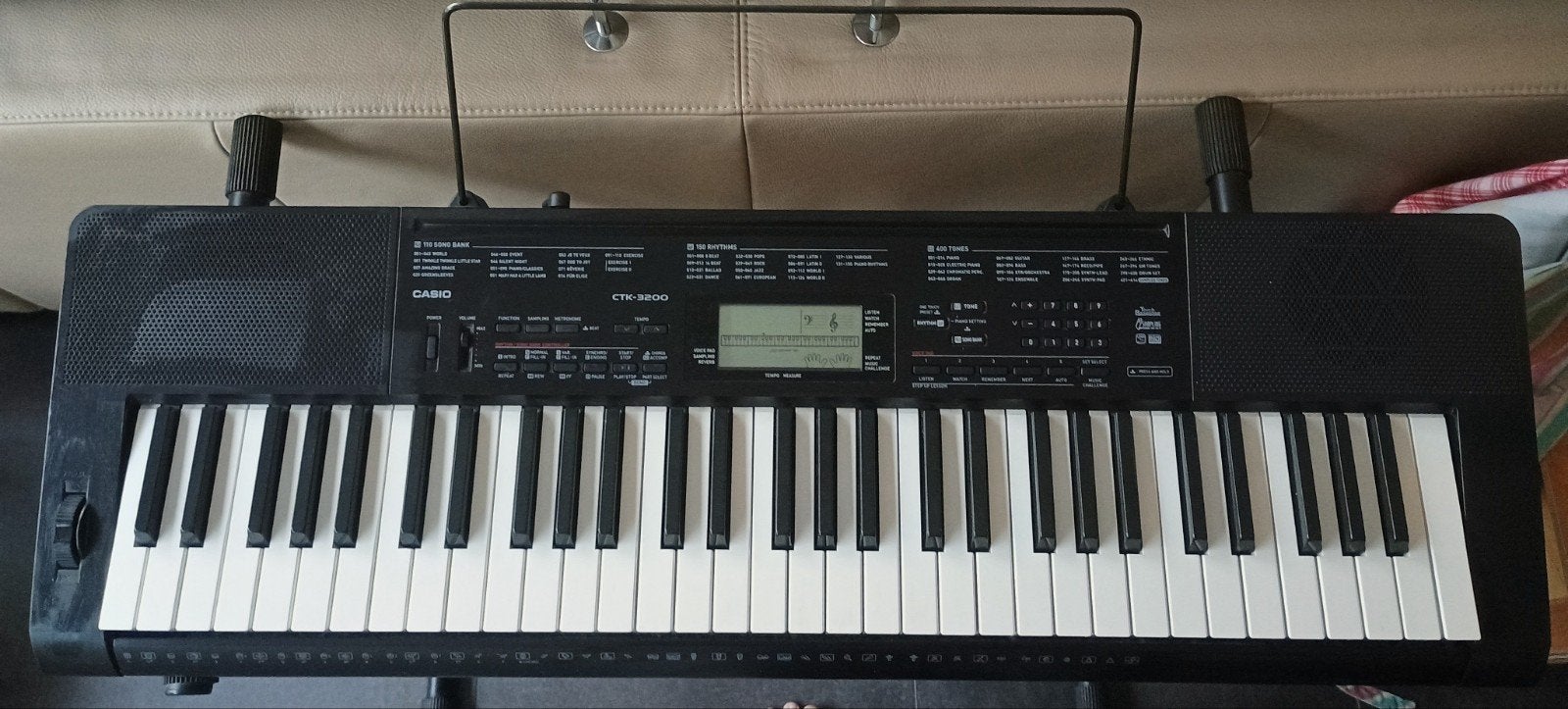 elektrisch keyboard- CASIO CTK 3200, Muziek en Instrumenten, Ophalen, Casio, 61 toetsen, Aanslaggevoelig