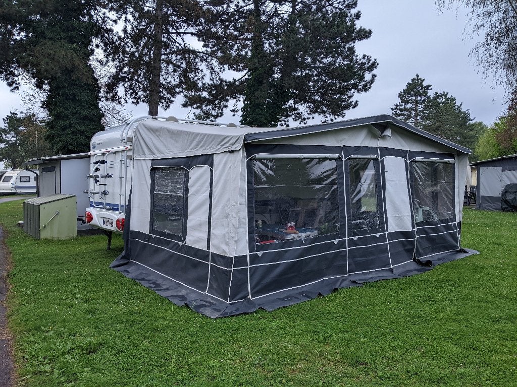 Hypercamp Casa Grande 300 voortent met uitbouw en luifel, Caravanes & Camping, Auvents, Enlèvement, Comme neuf, PVC, Autres marques
