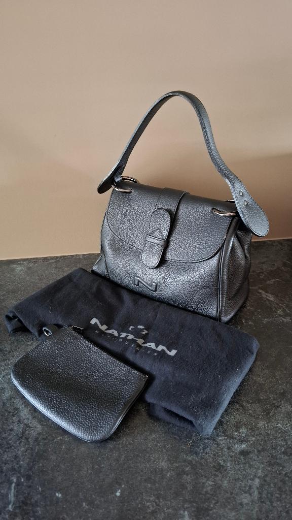 handtas, Handtassen en Accessoires, Tassen | Damestassen, Ophalen, Zo goed als nieuw, Zwart, Handtas