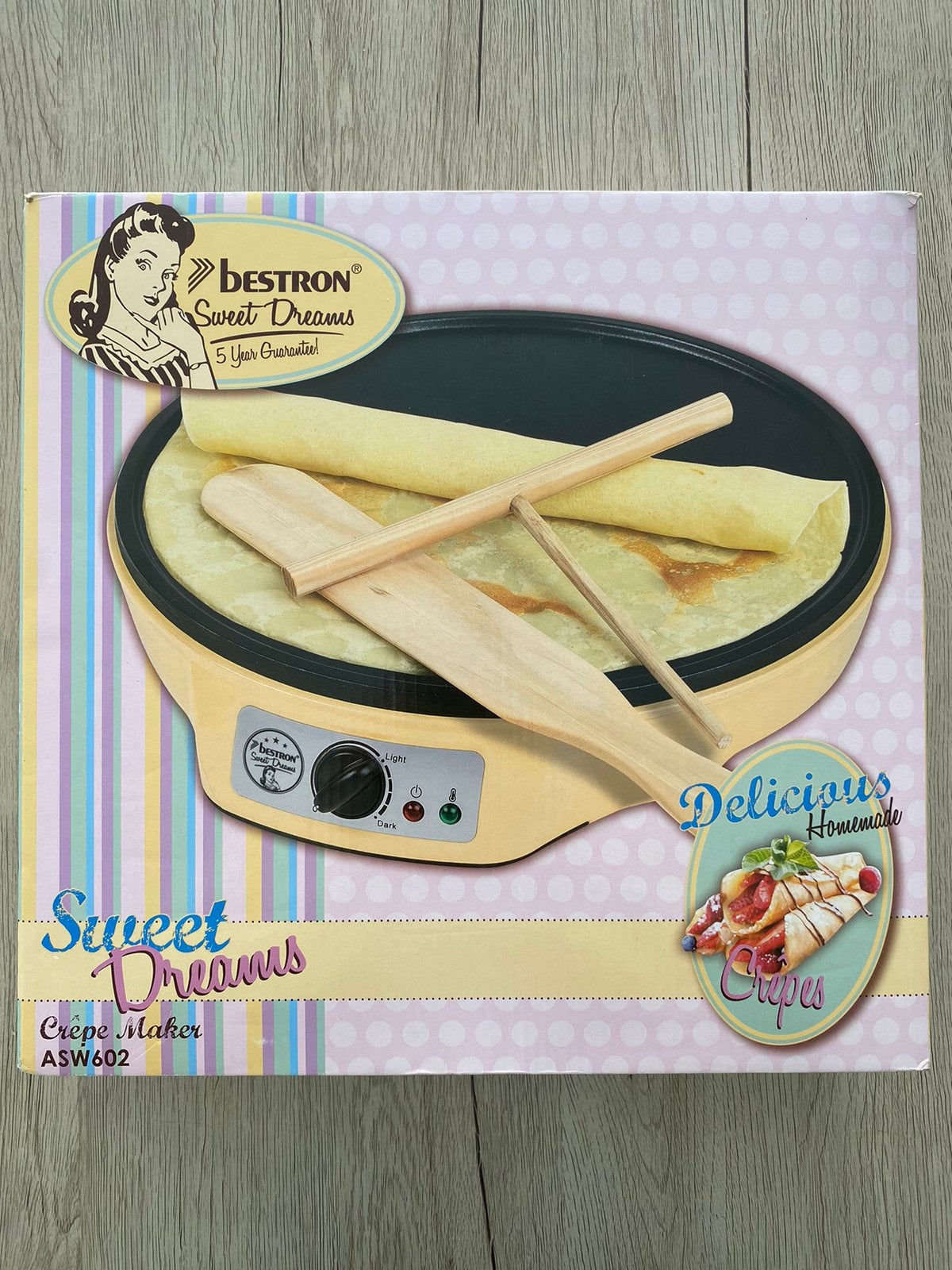 Breston pannenkoekenmaker, Ophalen, Nieuw, Geel
