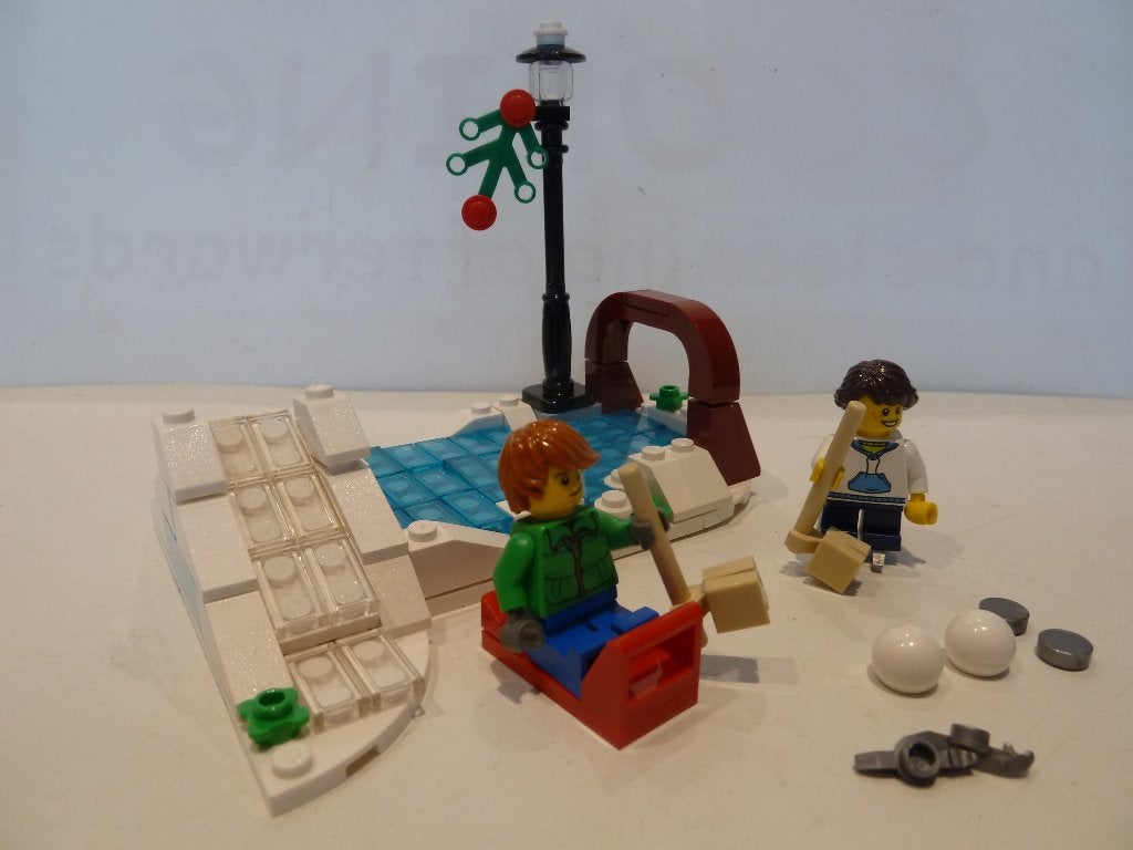 Lego Creator Seasonal 40107 Winter Skating Scene, Lego, Ophalen of Verzenden, Zo goed als nieuw, Compleet