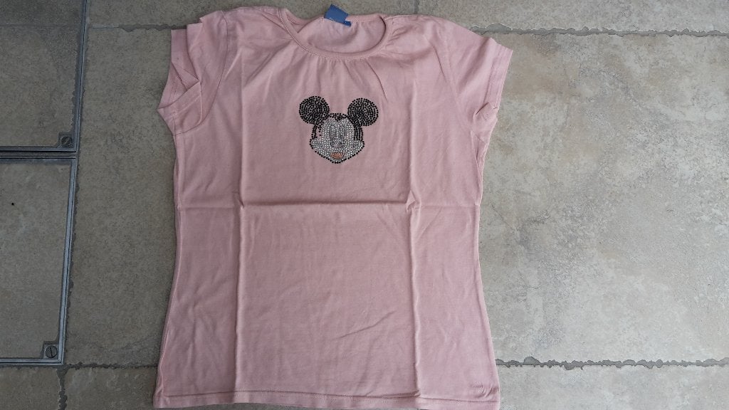 GRATIS: Mickey Mouse t-shirt mt Large, Maat 42/44 (L), Ophalen of Verzenden, Korte mouw, Roze
