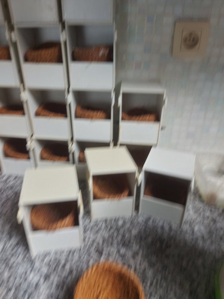 Pvc nestkastjes, Enlèvement, Utilisé, Accessoires pour cage