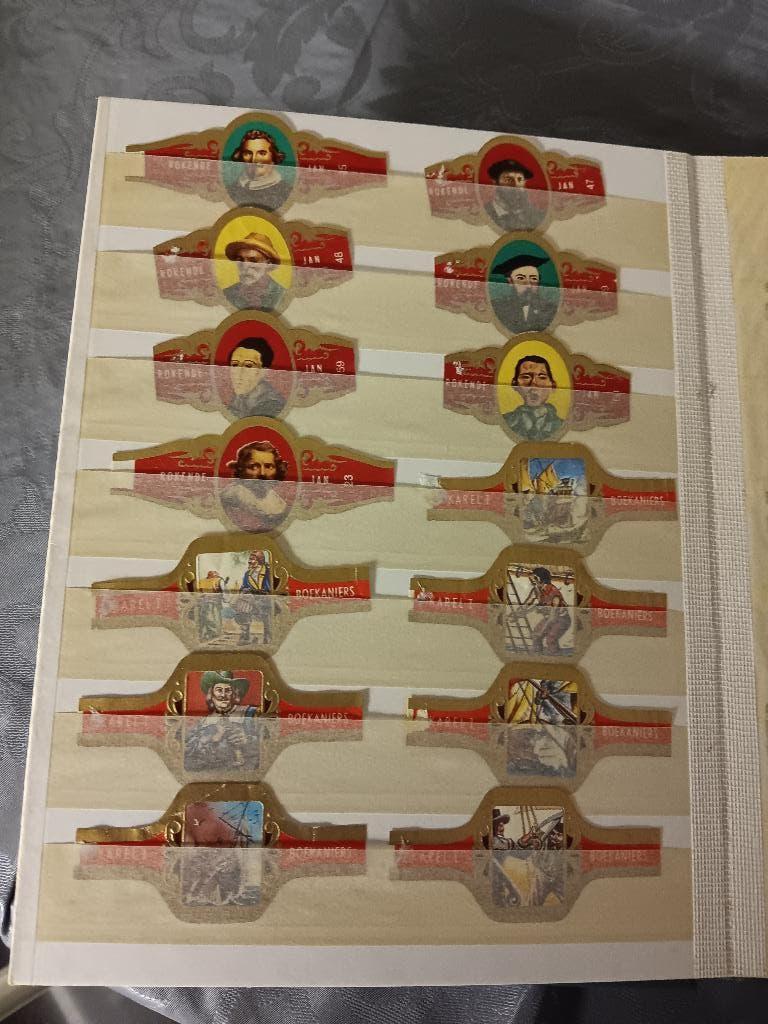 Oude sigaren bandjes in album in mooie staat, Verzamelen, Ophalen, Zo goed als nieuw, Sigarenbandjes