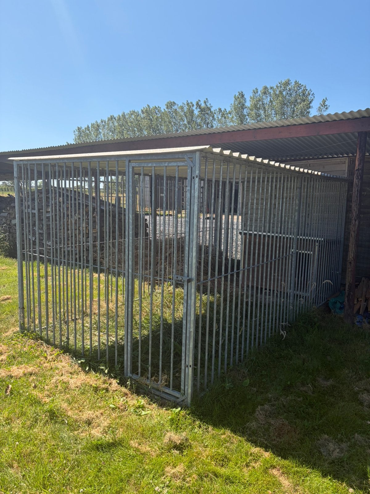 Hondenkennel + hok, Dieren en Toebehoren, Hondenhokken, Ophalen, Gebruikt, Hondenkennel