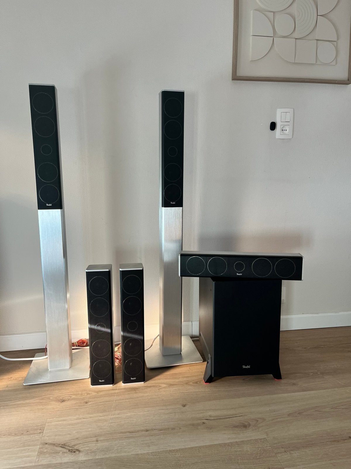 Teufel LT 4 Complete "5.1-Set M" home cinema, Ophalen, Zo goed als nieuw