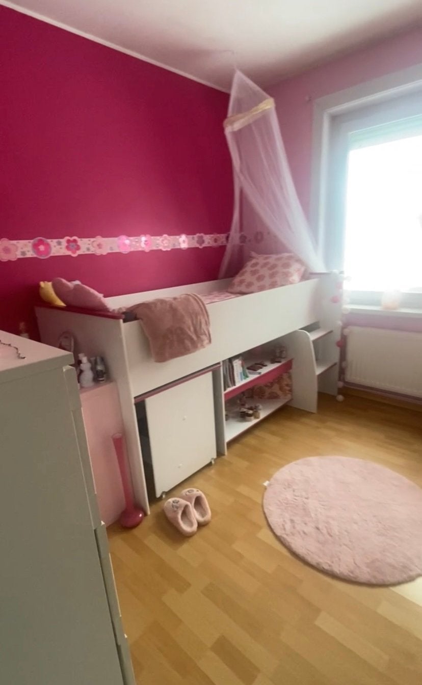 Lit fille blanc et fuchsia, Kinderen en Baby's, Ophalen, Meisje, Wit, Overige typen