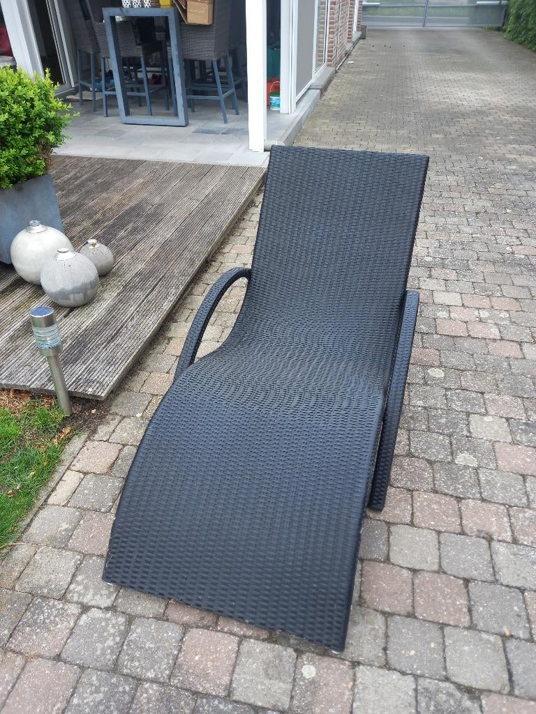 tuin ligstoel, Tuin en Terras, Ophalen, Gebruikt
