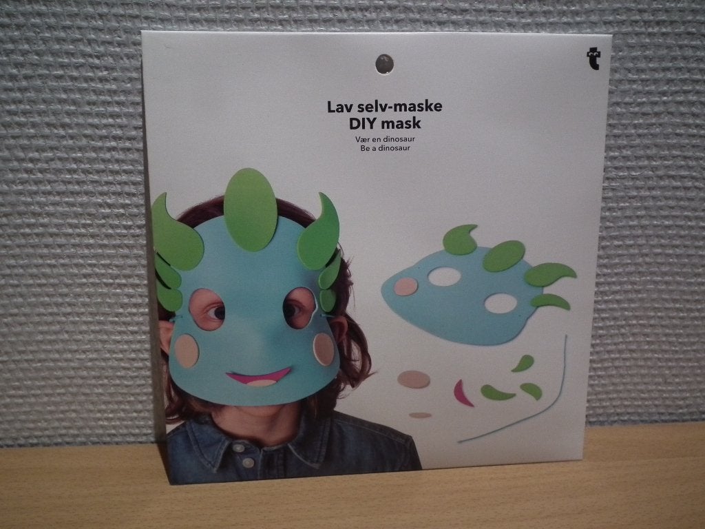Masker: Wees een dinosaurus. Instructies inbegrepen (nieuw), Verzenden, Nieuw, 104 of kleiner, Jongen of Meisje