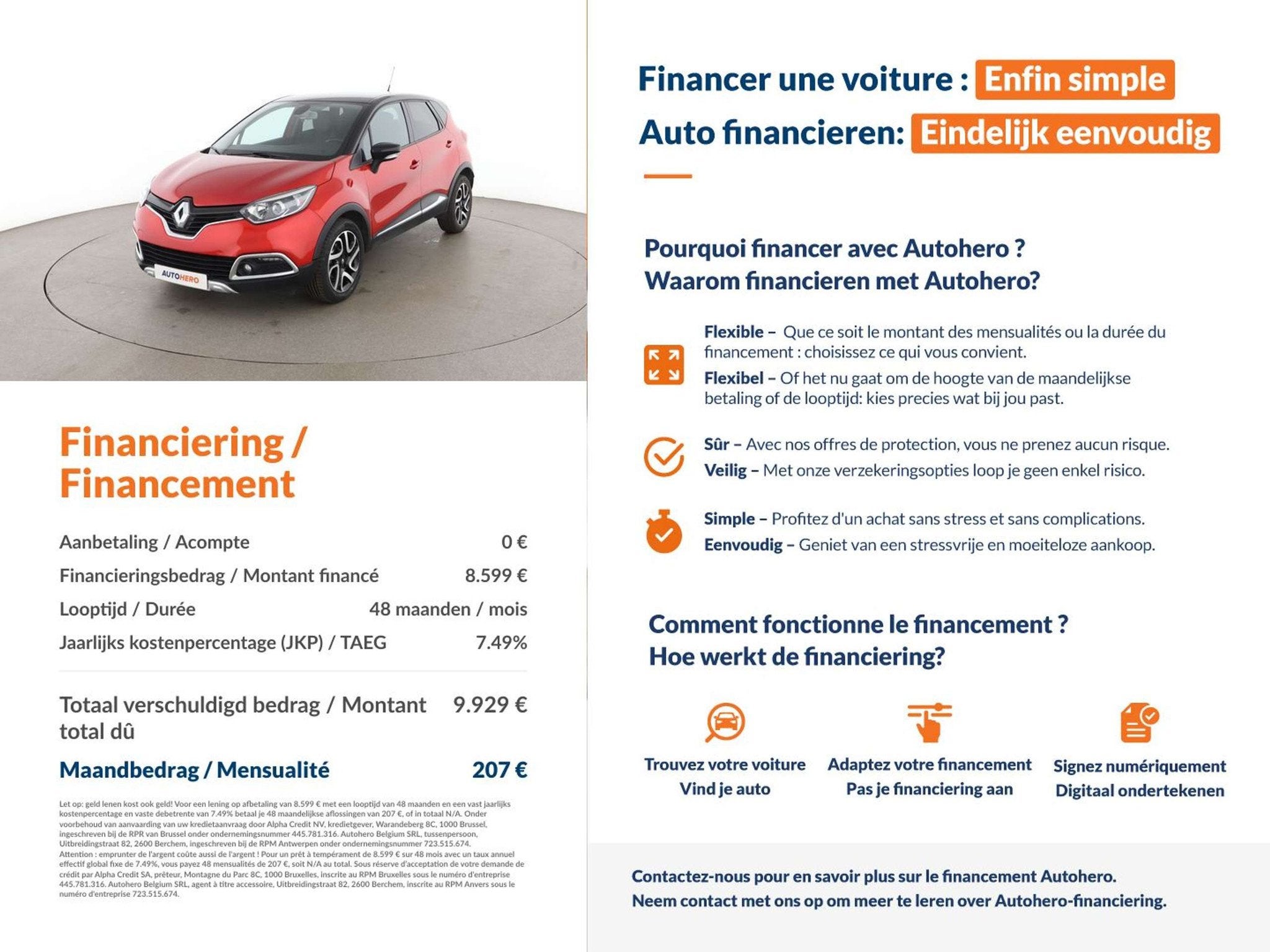 Renault Captur 1.5 dCi Intens (bj 2016, automaat), Gebruikt, 103 g/km, Leder, SUV of Terreinwagen
