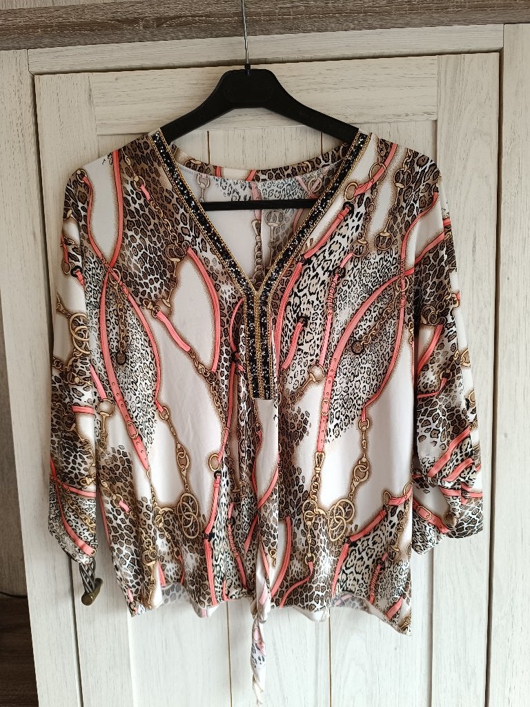 Blouse L  K design, Kleding | Dames, Blouses en Tunieken, K-design, Ophalen of Verzenden, Zo goed als nieuw, Maat 42/44 (L)