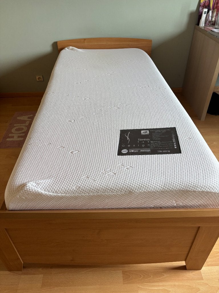 1 persoonsbed, Ophalen, Gebruikt, 90 cm, Eenpersoons