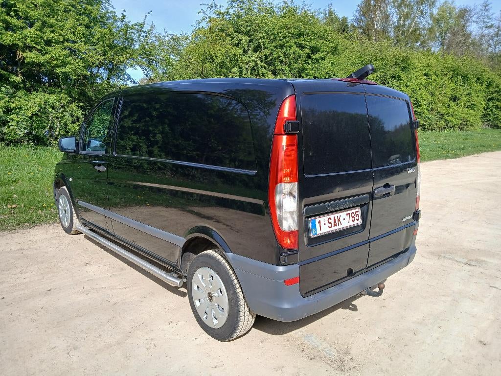 Mercedes Vito 110 CDI 2012, Auto's, Euro 5, Zwart, 4 cilinders, Zwart