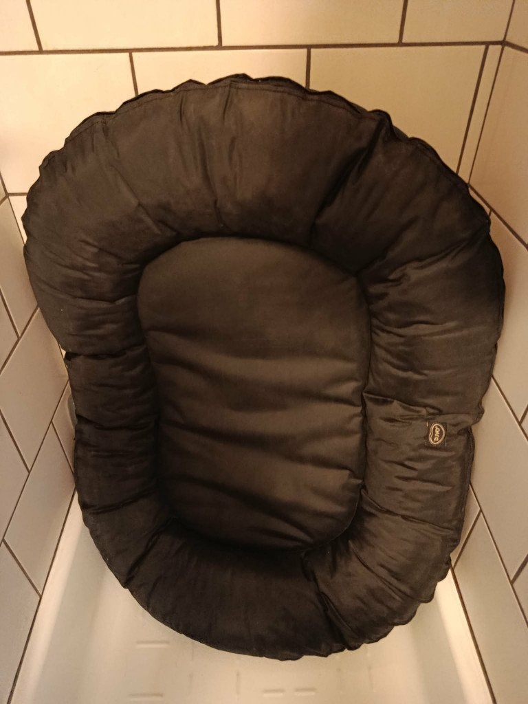 Coussin - panier pour chien XXL (+ lot alimentation), Enlèvement, Comme neuf, Polyester