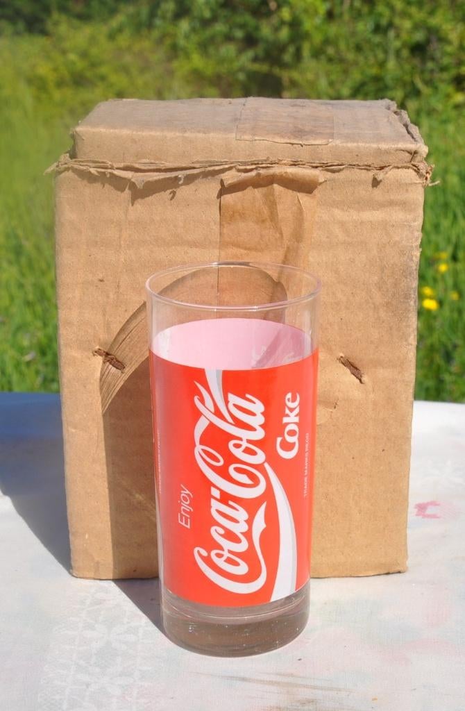 4 verres a coca cola neuf, Enlèvement ou Envoi, Neuf, Verre, Verre ou Verres