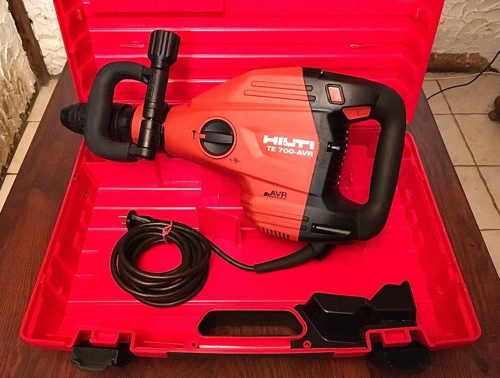HILTI - TE 700 AVR - Professionele sloophamer, Ophalen of Verzenden, Zo goed als nieuw, Boor- en/of Breekhamer, Klopboormechanisme