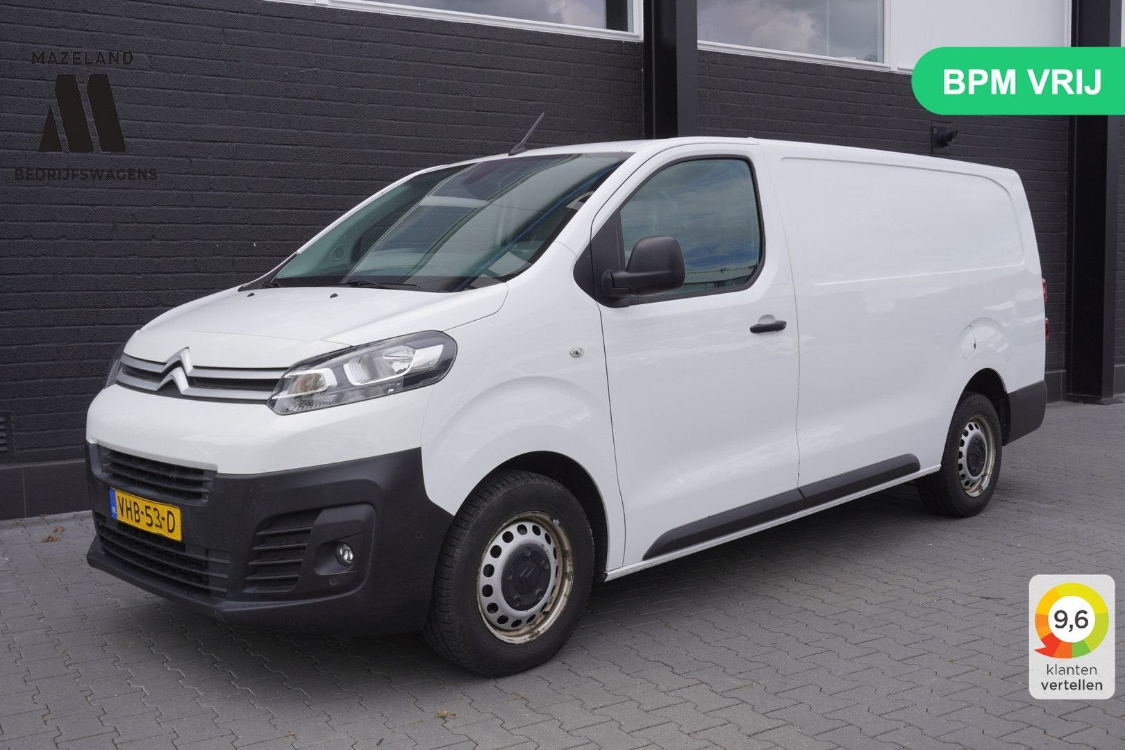 Citroën Jumpy 2.0 BlueHDI 122PK L3 EURO 6 - A/C Climate - Cr, Citroën, Parkeersensor, Wit, Bedrijf