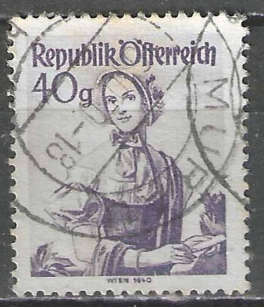 Oostenrijk 1948/1950 - Yvert 744 - Klederdrachten (ST), Verzenden, Gestempeld