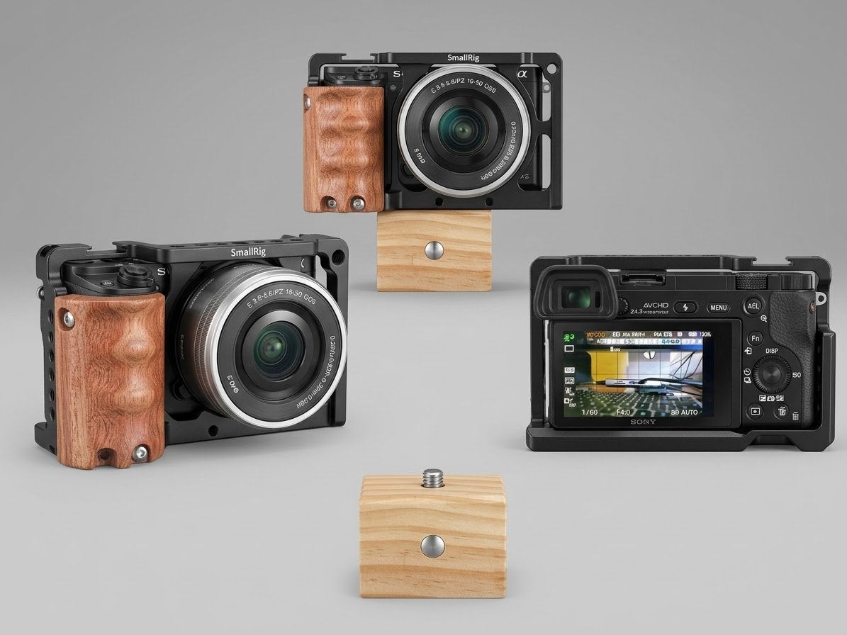 Sony a6000 bijna nieuw . Lader + accu en Smallrig cover, Ophalen, Zo goed als nieuw, Sony, Full HD