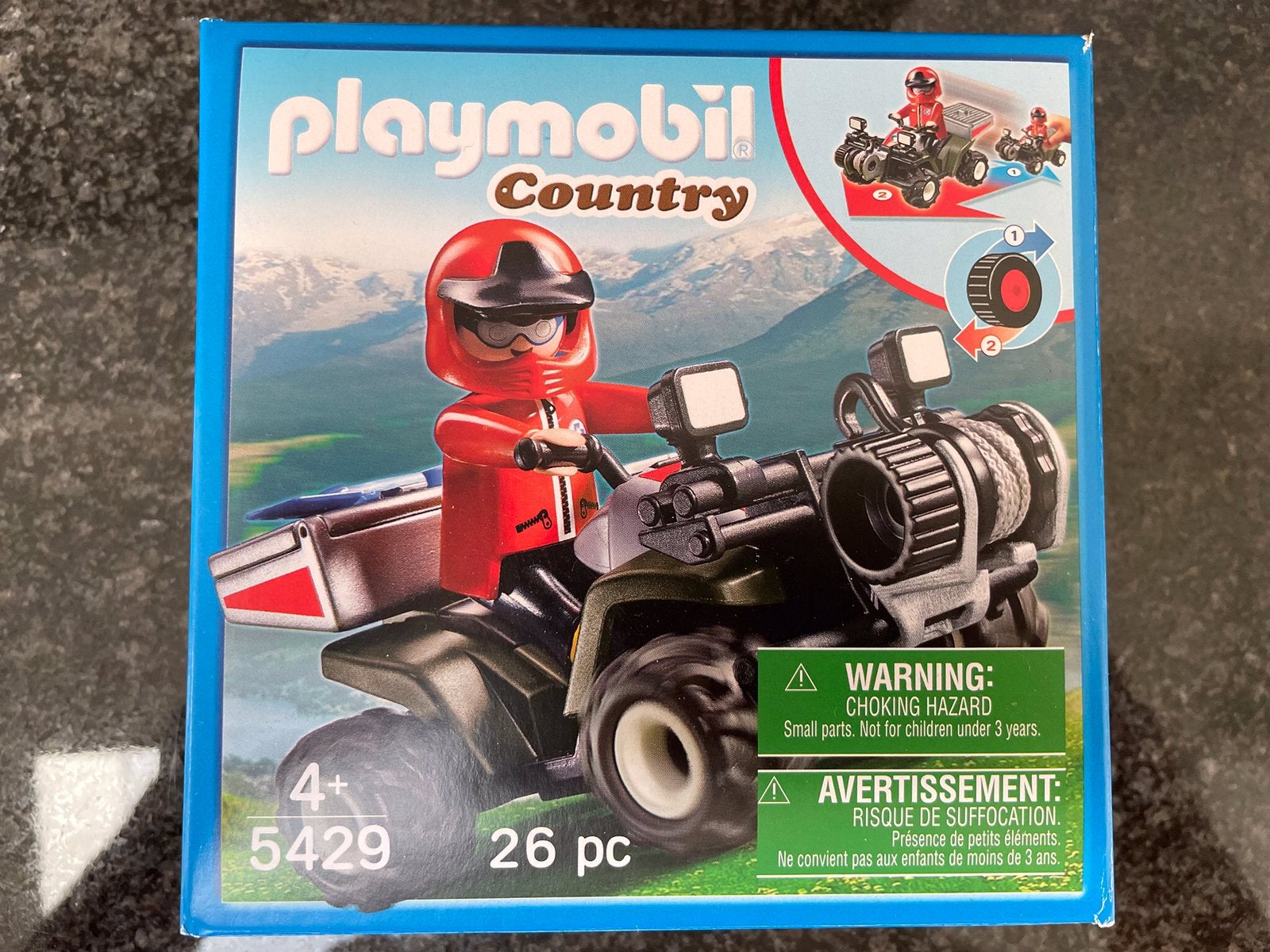 Playmobil crossmotor(quad), Ophalen, Gebruikt, Voertuig, Country