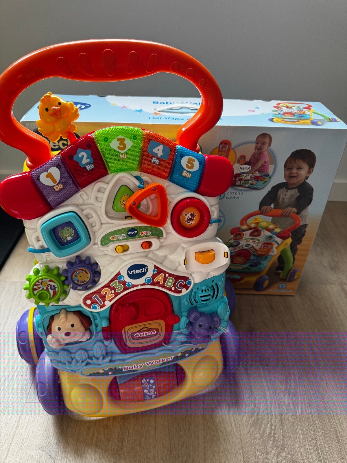VTech - baby walker / interactieve loopwagen, Kinderen en Baby's, Ophalen of Verzenden, Gebruikt, 6 maanden tot 2 jaar