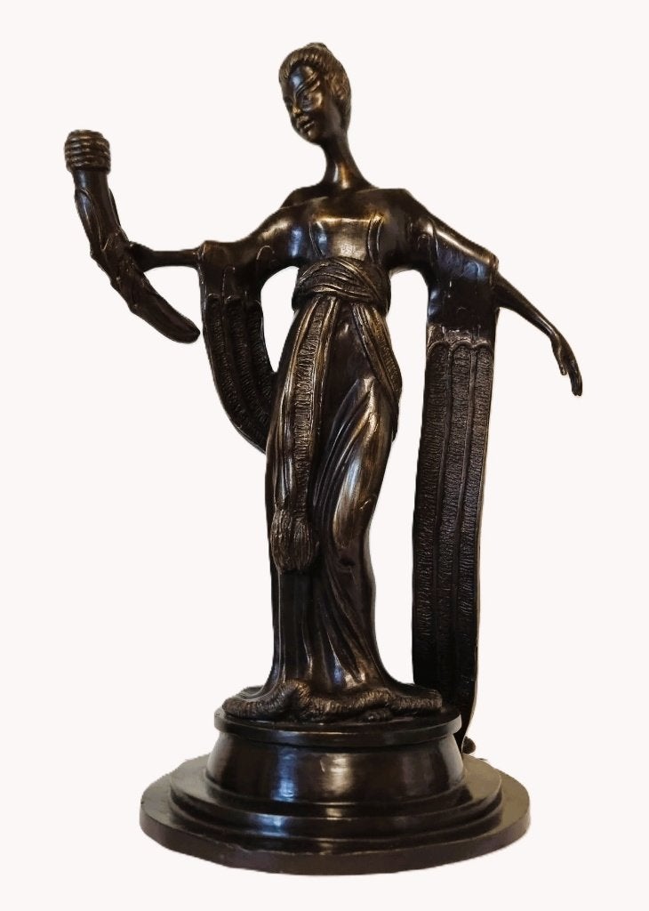 Brons beeld - 43cm., Antiek en Kunst, Ophalen of Verzenden, Brons