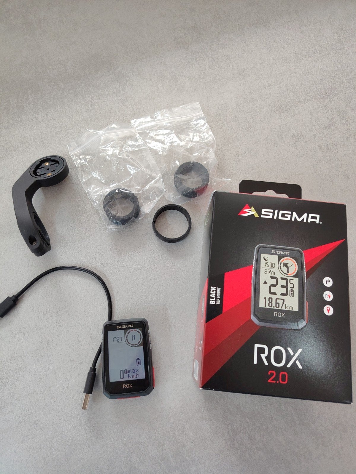 GPS sigma ROX 2.0, Vélos & Vélomoteurs, Accessoires vélo | Compteurs de vélo, Enlèvement, GPS