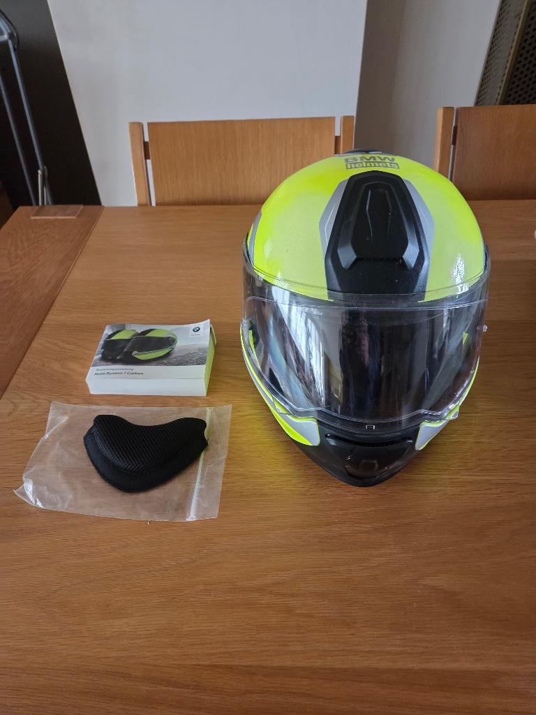 BMW helm SYSTEM 7 CARBON maat 60/61 XL, Autres marques, XL, Enlèvement, Hommes