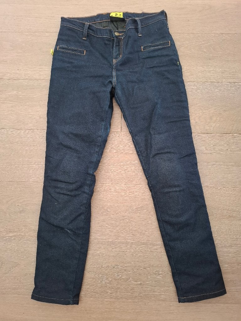 Versterkte jeans motorbroek - Dame - Maat M, Motoren, Ophalen, DRAGGIN, Broek | textiel, Dames
