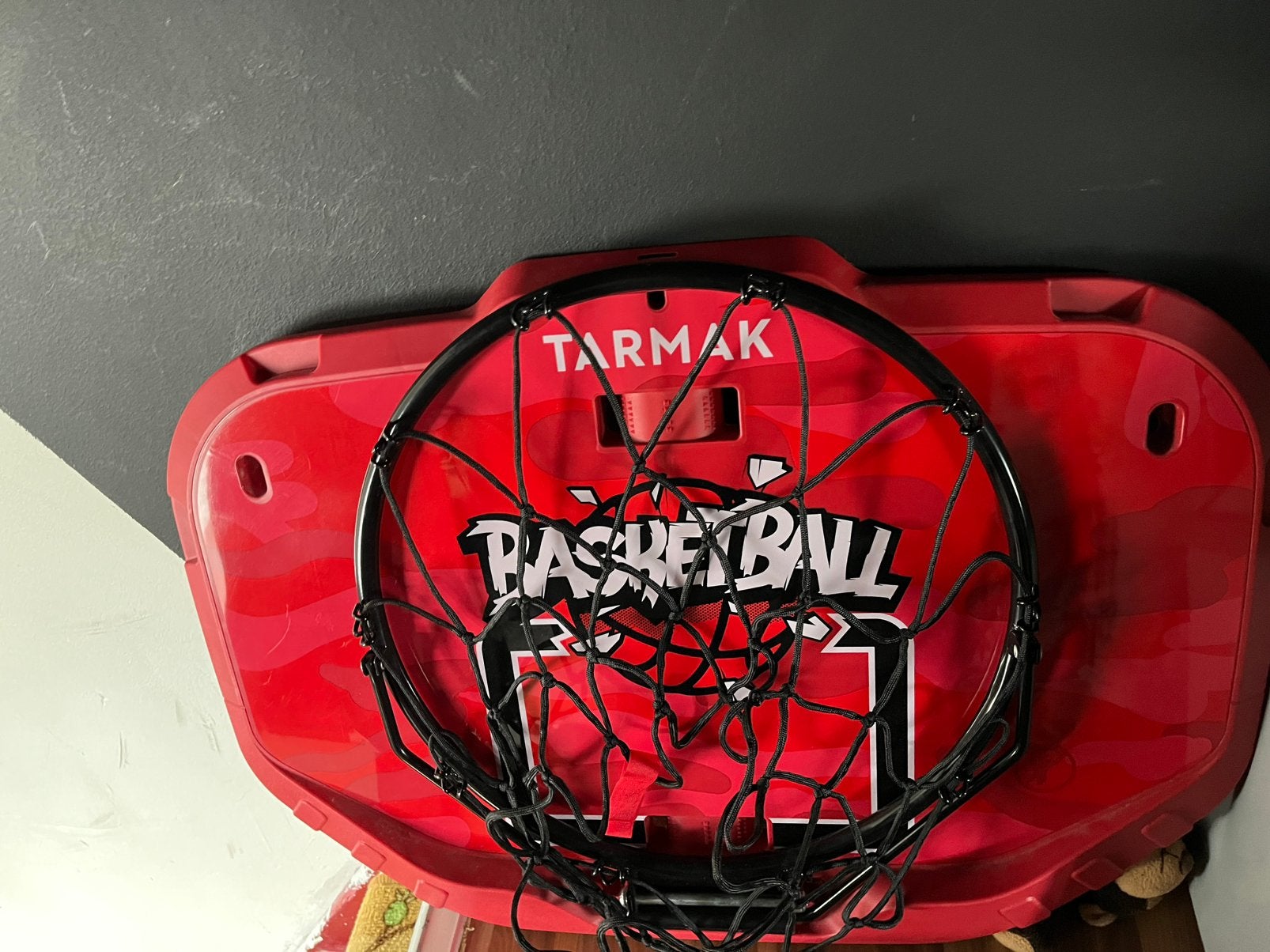 Basketbal net, Ophalen