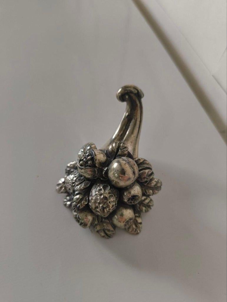 925 zilveren hoorn des overvloeds, Ophalen, Zilver