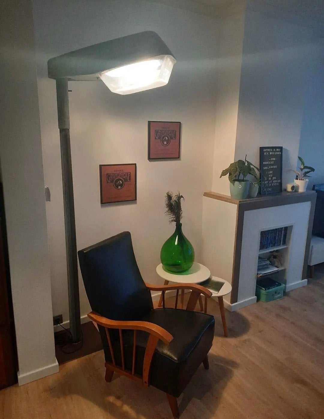 unieke staanlamp traatverlichting, Enlèvement