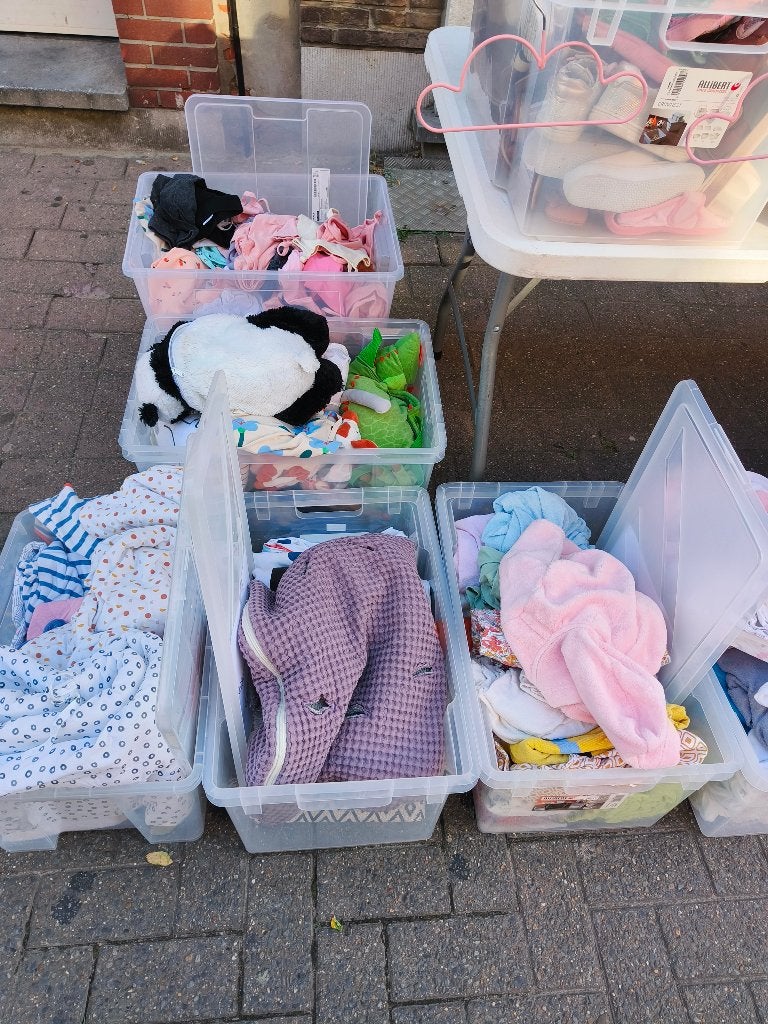 Lot kinderkleding, Pantalon, Garçon ou Fille, Enlèvement, Utilisé