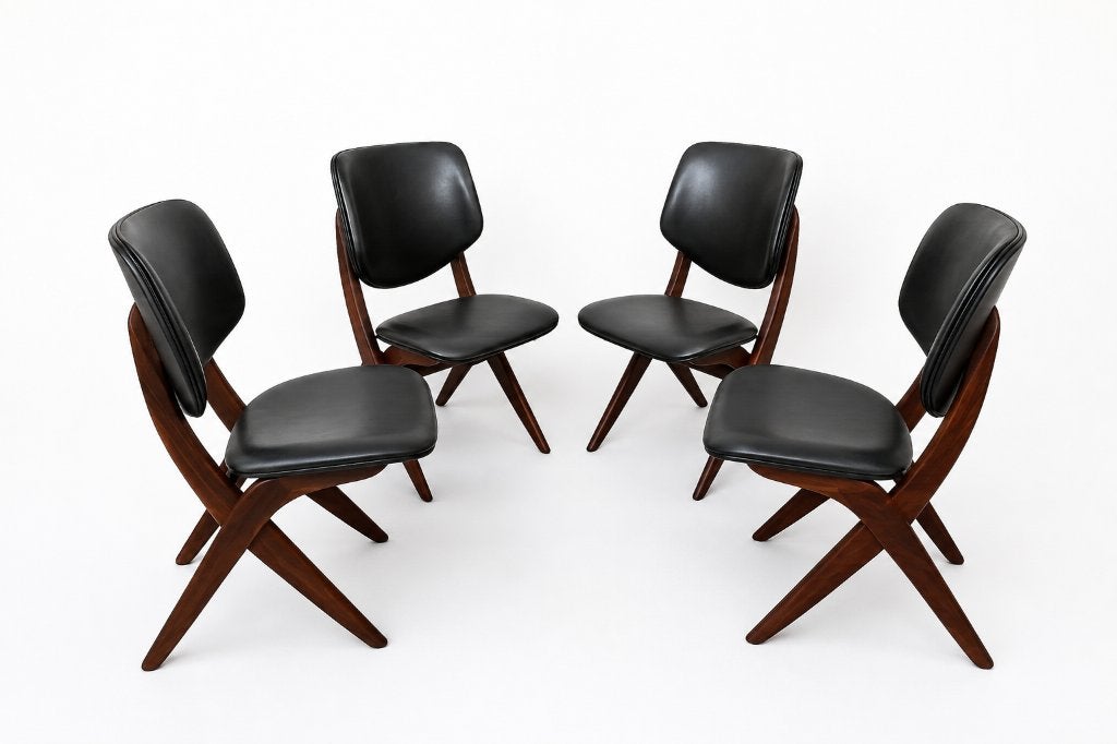 Van Teeffelen stoelen vintage, Huis en Inrichting, Ophalen