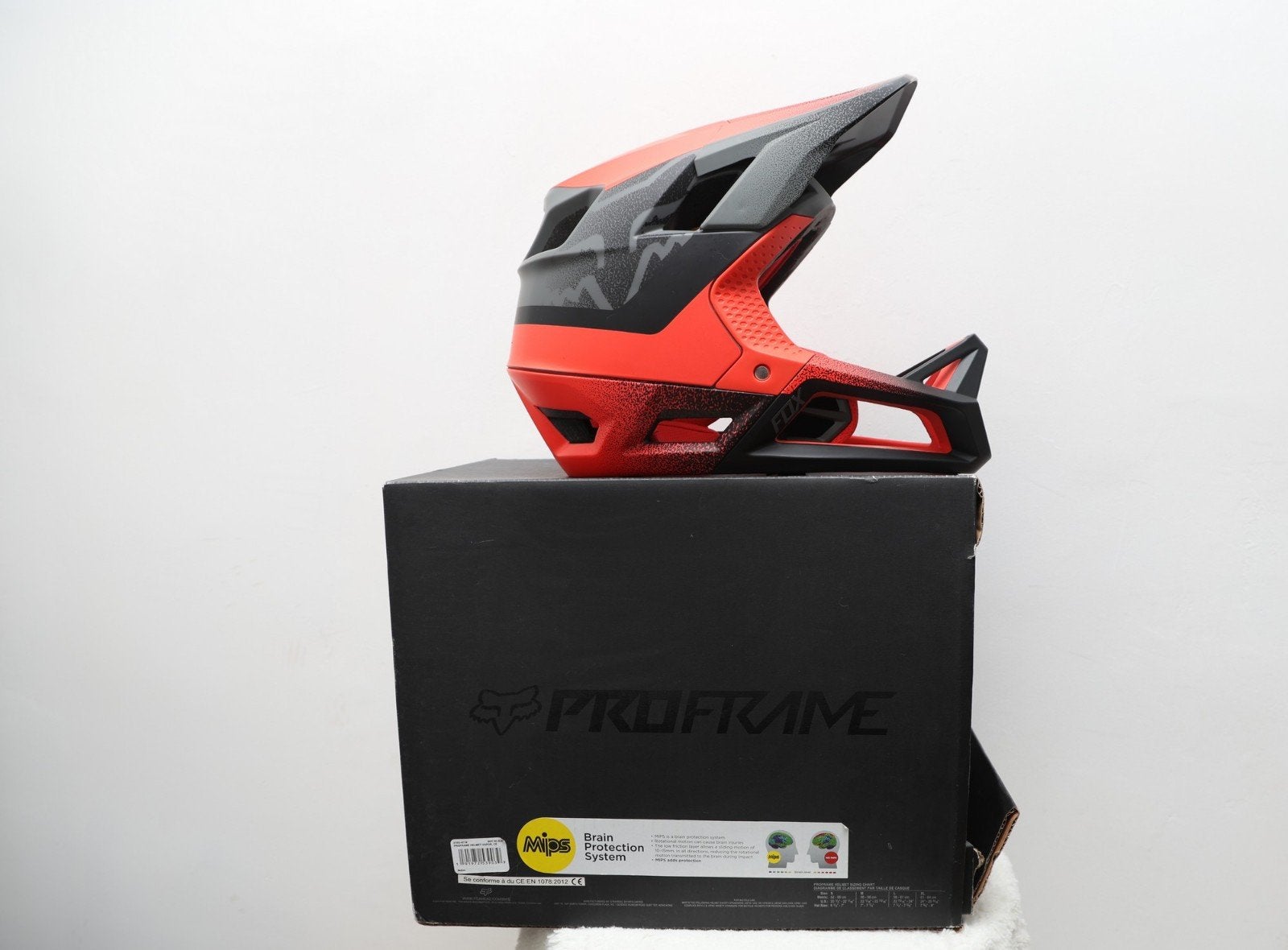 (Bien lire/regarder) Casque VTT intégral Fox Proframe M, Vélos & Vélomoteurs, Enlèvement, M, Homme ou Femme, Fox