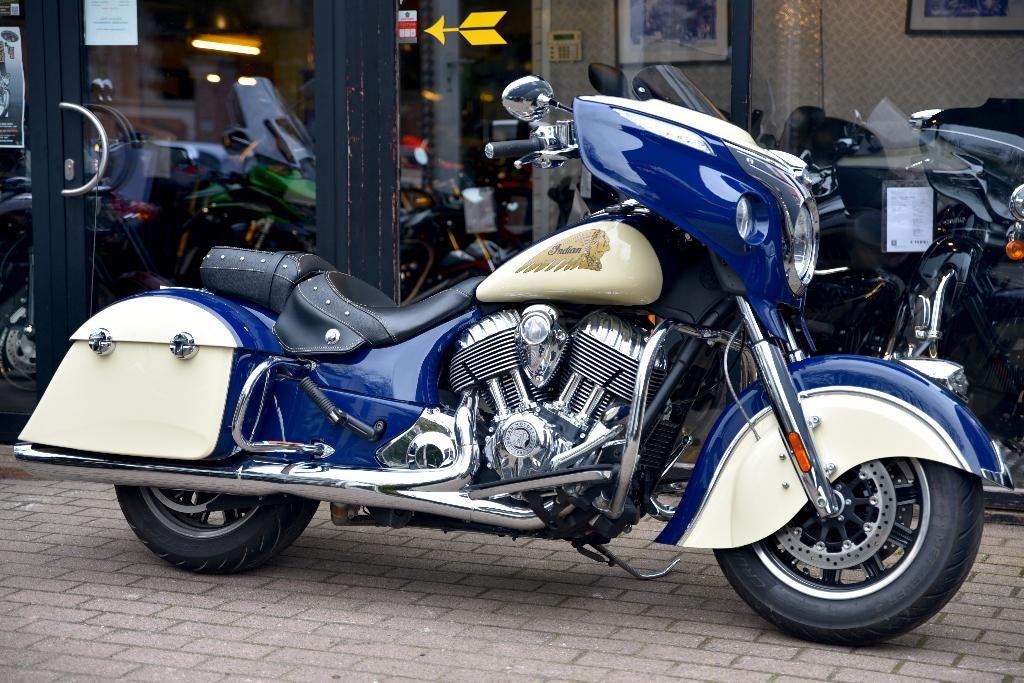 INDIAN CHIEFTAIN ***MOTOVERTE.BE***, 2 cilinders, Moto indian, Gebruikt, Bedrijf