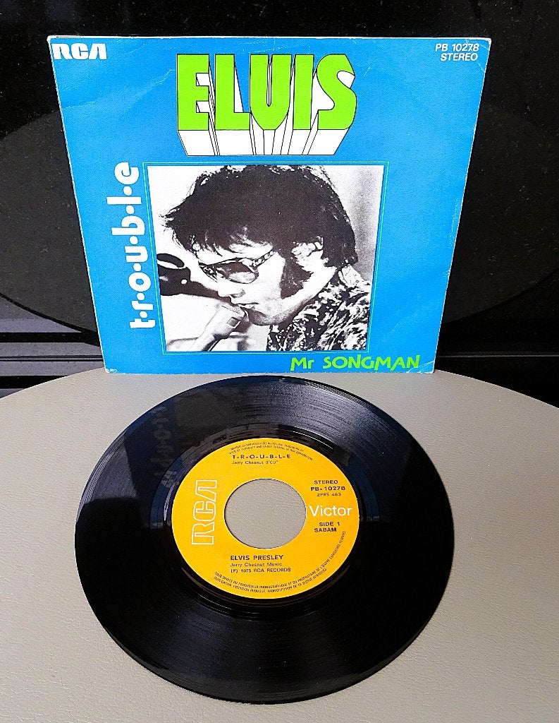 Elvis ‎– T-R-O-U-B-L-E -  RCA ‎– PB-10278 - Belgium - 1975, Ophalen of Verzenden