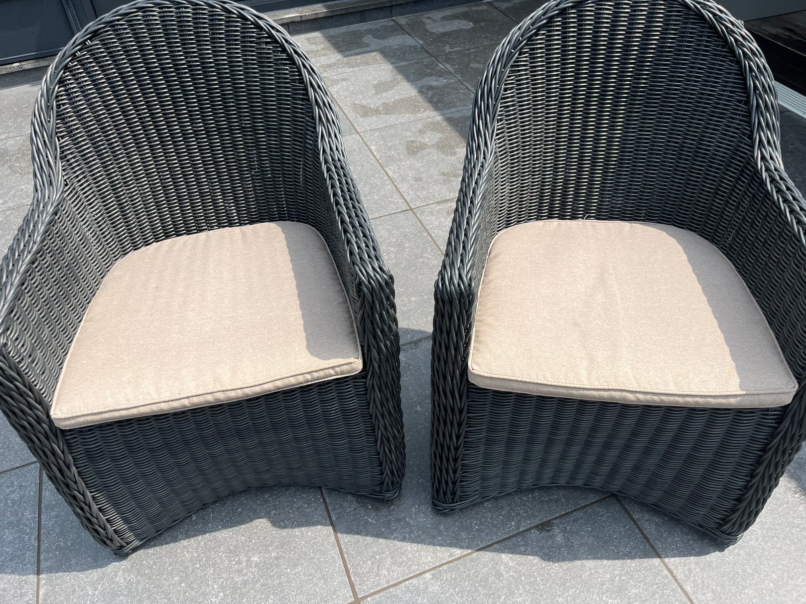 Tuinzetels, Tuin en Terras, Tuinstoelen, Ophalen, Zo goed als nieuw
