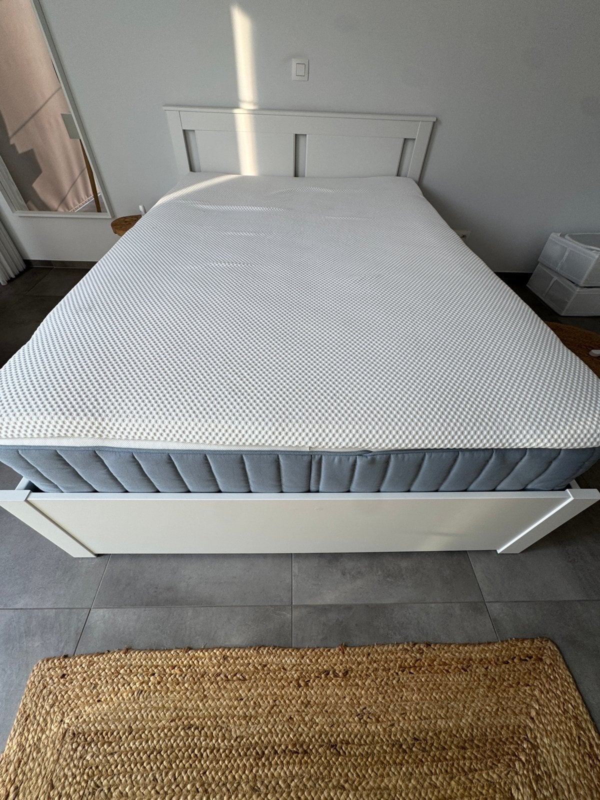 Lit 1,40 -200, Enlèvement, Comme neuf, Matelas