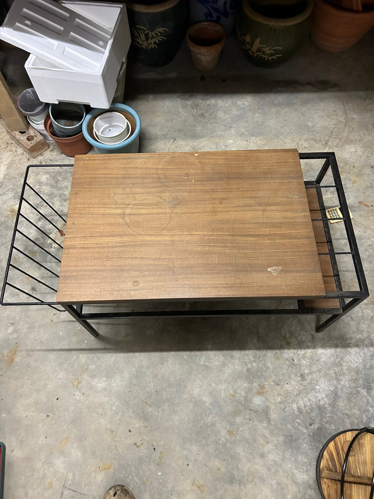 Table basse vintage, Enlèvement