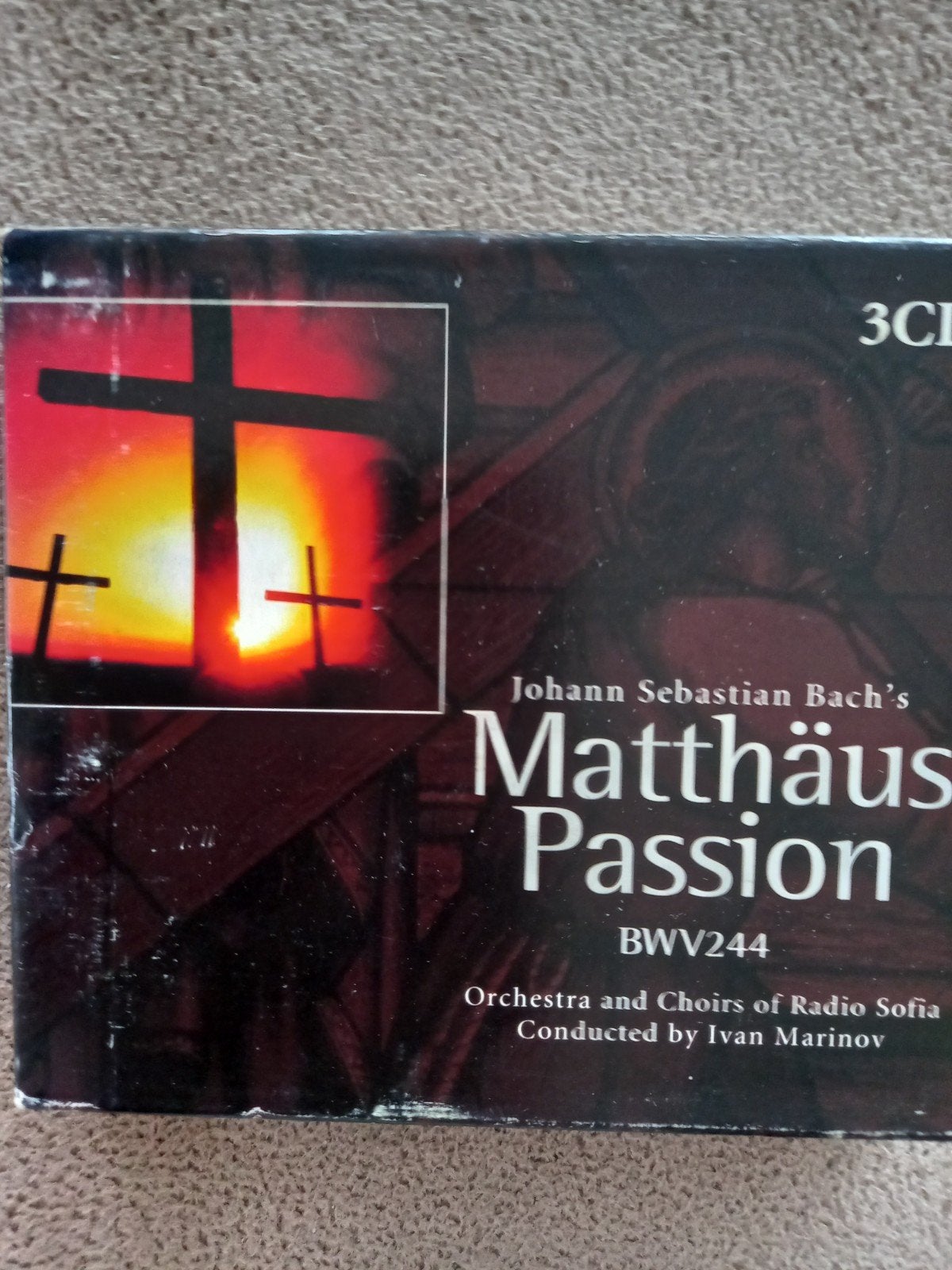 Johannesbourg Sebastian Bach Matthaus Passion 3cd, CD & DVD, Enlèvement ou Envoi, Bach