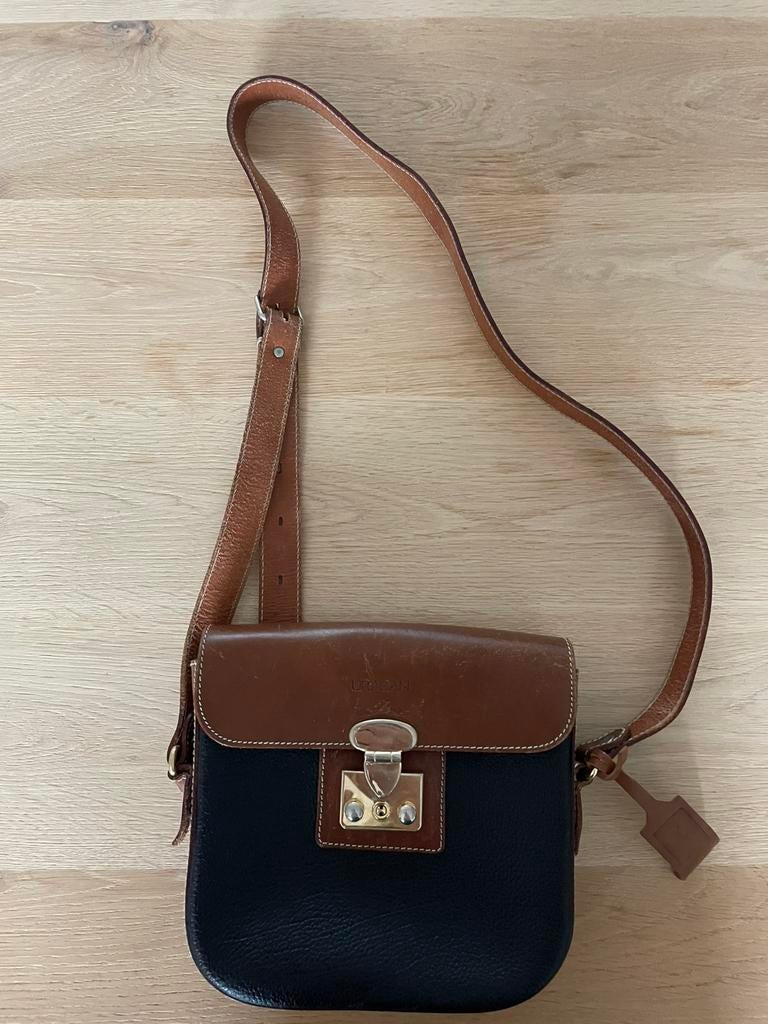 Handtas Uragan vintage, Enlèvement, Utilisé, Brun, Cuir