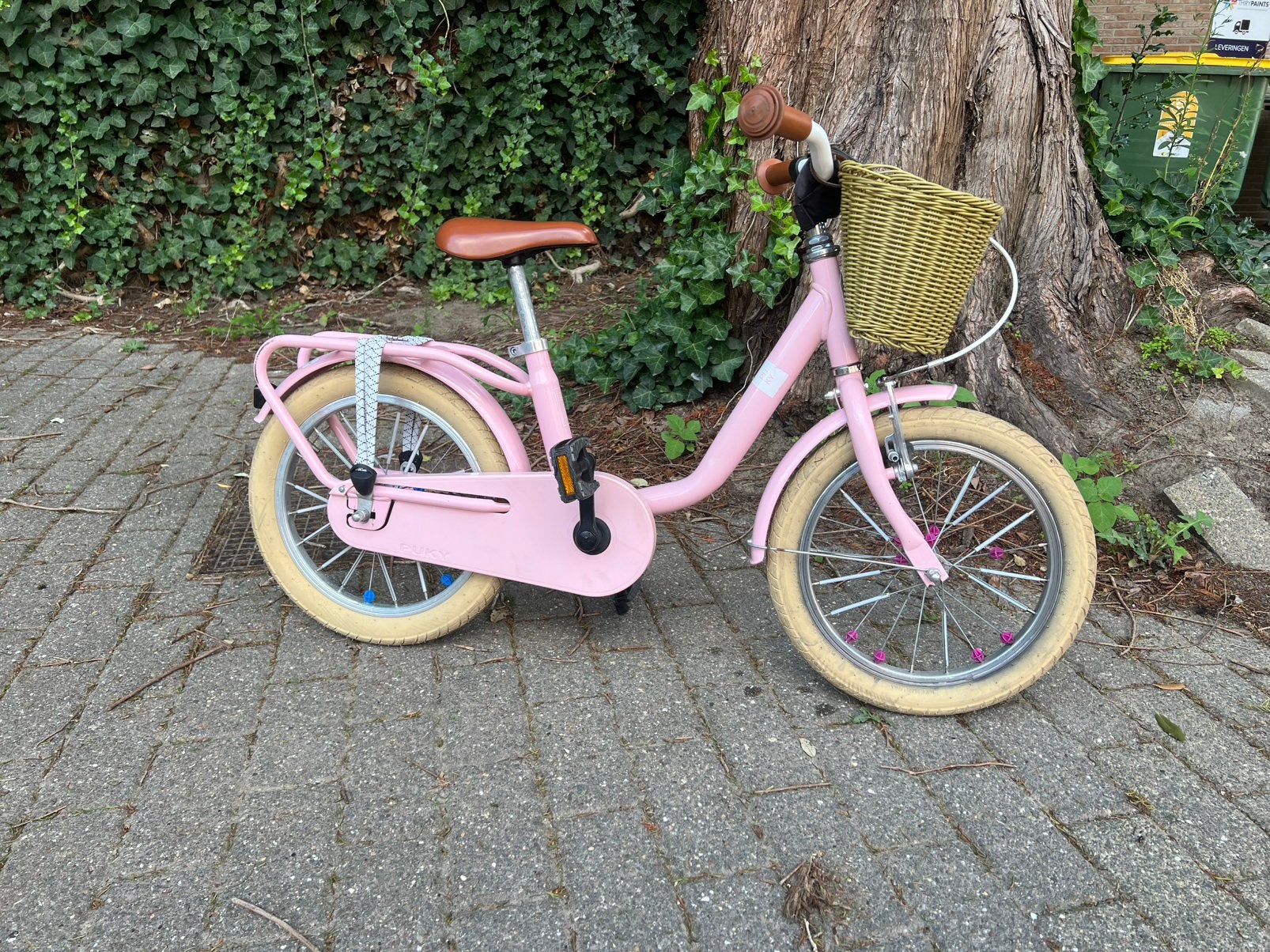 Kinderfiets 16inch, Ophalen, Terugtraprem, 16 inch, Handrem