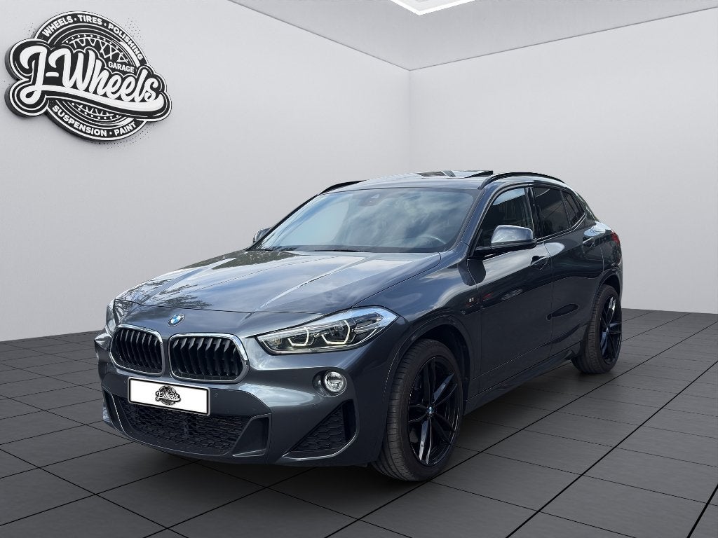 BMW X2 sdrive 20i M-Pack M-Sport pano pdc camera trekhaak.., Autos, Cuir, Argent ou Gris, 1800 kg, Euro 6