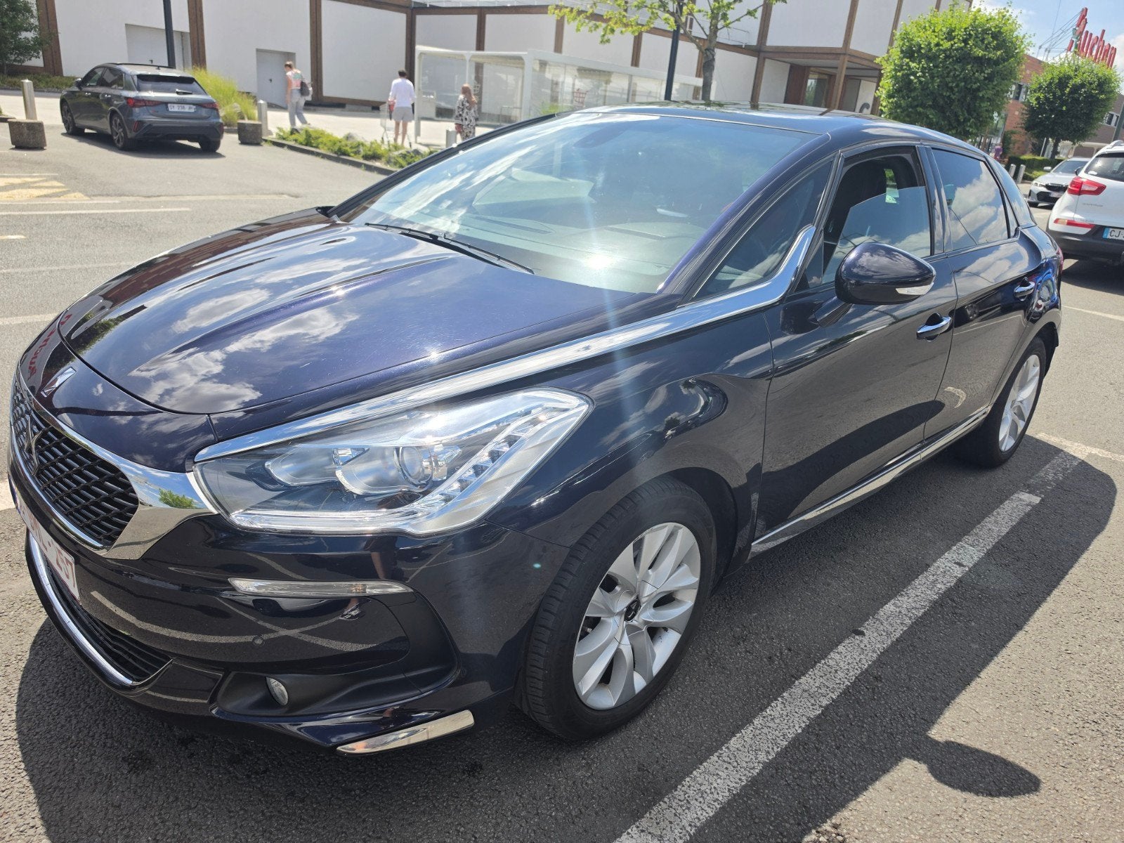DS5 BLEU CHIC 2L S&S DIESEL, Cuir, Bleu, 5 portes, Automatique
