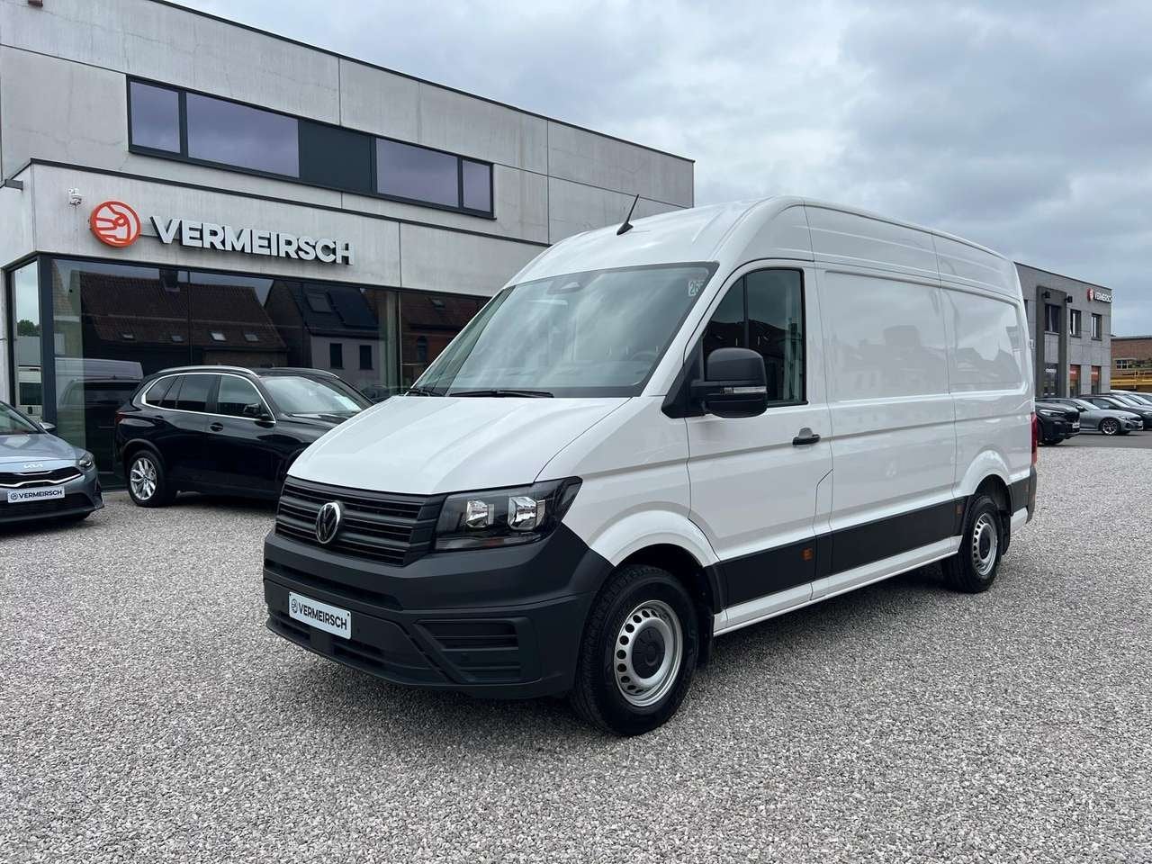 Volkswagen Crafter Crafter 2.0 CR TDi L3H3*APPLE-CARPLAY*PA, 0 cilinders, USB, Zwart, Wit