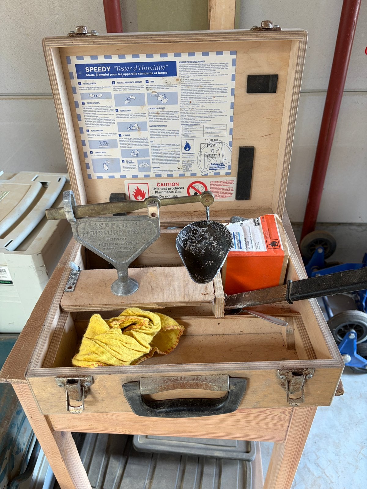 Carbid meter, Enlèvement, Utilisé