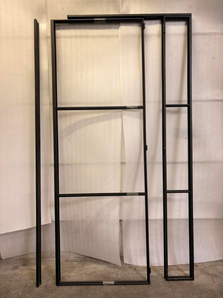 Smeedijzer deur met vast paneel, Ophalen, Nieuw